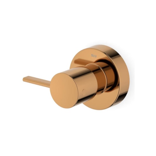 Acabamento de Registro Ona Rose Gold Roca - Imagem principal - bc6849bc-9f89-43fd-bc83-ec689275196b