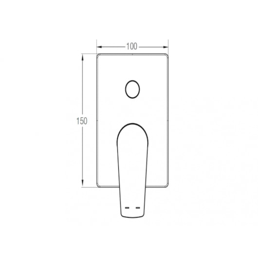 Acabamento Misturador Monocomando Para Banheira E Chuveiro Noronha Cromado 1/2 Celite - Imagem principal - a2bb53f6-471d-499f-822e-8b1b4f359066