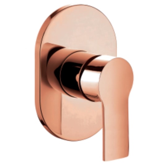 Acabamento Misturador Monocomando Para Chuveiro Base Docol Kr86467 Rose Gold Kromma - Imagem principal - e64bdf40-80fd-4c65-ba2e-a8a47050a409