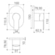 Acabamento Misturador Monocomando Para chuveiro Deca Kr6567 Cromado Kromma - b278be52-77e1-46c5-8645-f8f860668aee