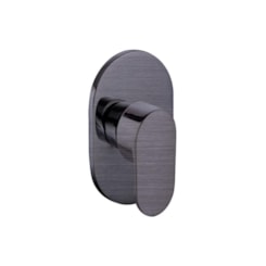Acabamento Misturador Monocomando Para Ducha Higiênica Base Deca Kr804 Titânio Escovado Kromma