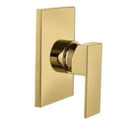 Acabamento Misturador Para Chuveiro Docol Kr7706 Dourado Kromma 4,5cm