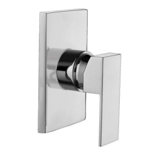 Acabamento  Misturador Para Chuveiro Rb1366 Cromado Rubinettos 4cm - Imagem principal - 349ca356-9dae-4e9d-bc1c-5fa3bd851c7a