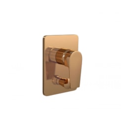 Acabamento Misturador Para Monocomando De Ducha Higiênica e Banheira Level Gl26 Red Gold Deca