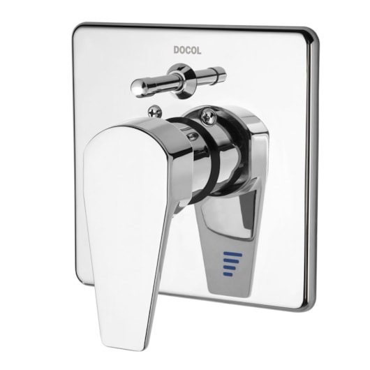 Acabamento Monocomando Para Banheira/chuveiro Lift 1/2 Cromado Docol - Imagem principal - 451a1aec-90c8-4a67-936d-42ac226fc150