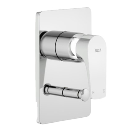 Acabamento Monocomando Para Banheira E Ducha Base Deca Cromado Celite