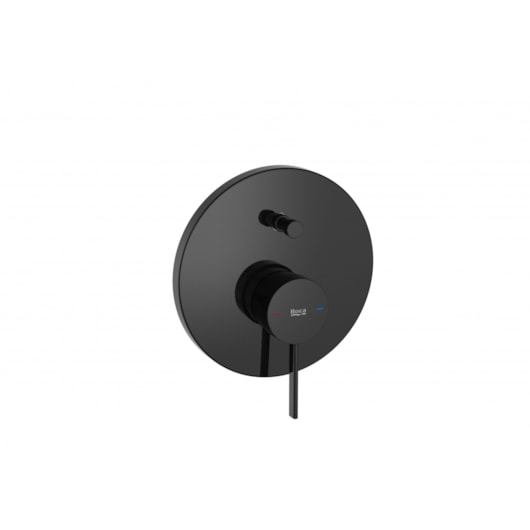 Acabamento Monocomando Para Banheira E Ducha Com Desviador Ona Titanium Black Roca - Imagem principal - 80ff10d4-1e2a-495e-8c1c-fb6518498b4e