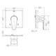 Acabamento Monocomando Para Chuveiro 3/4 Lift Ônix Docol - e6df6222-a670-4455-817b-4f2571ca52c3