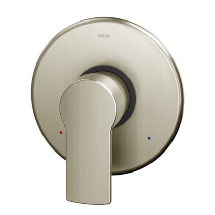 Acabamento Monocomando Para Chuveiro E Ducha Higiênica Base Deca Argon Niquel Escovado Docol