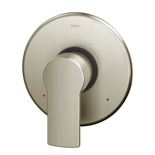 Acabamento Monocomando Para Chuveiro E Ducha Higiênica Base Deca Argon Niquel Escovado Docol - Imagem principal - 6fba2ab5-0618-4d08-a495-449346f3eab5
