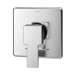 Acabamento Monocomando Para Chuveiro E Ducha Higiênica Base Deca Edge Cromada Docol