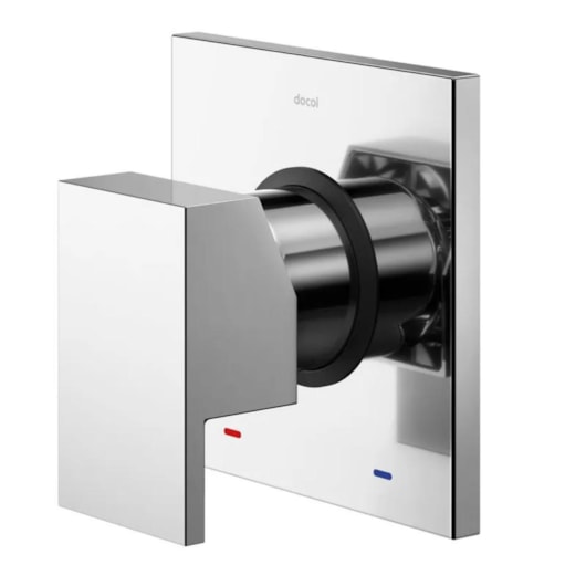 Acabamento Monocomando Para Chuveiro E Ducha Higiênica Base Deca New Edge Cromado Docol - Imagem principal - dbd0f99a-62fa-43ec-94c6-206d25069862