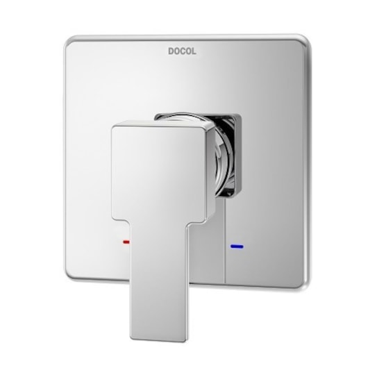 Acabamento Monocomando Para Chuveiro E Ducha Higiênica Edge Cromada Docol - Imagem principal - 7bb6b0df-7193-40ad-b5e8-8ccb16813918