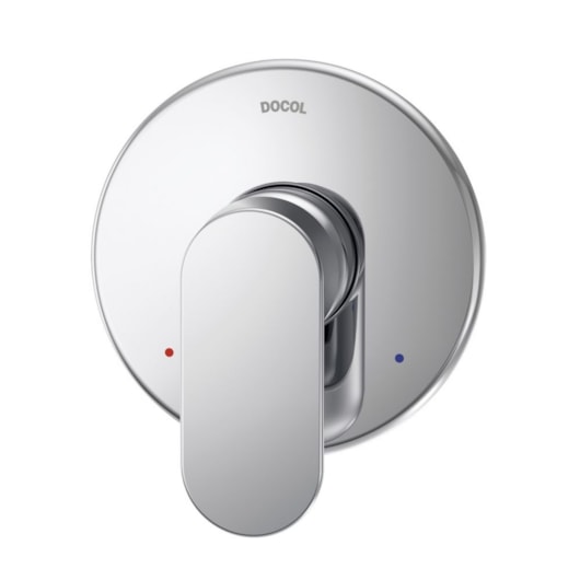 Acabamento Monocomando Para Chuveiro E Ducha Higiênica Kaila Cromada Docol - Imagem principal - 93465cd8-7ce2-4400-a296-ca7b22b6cc88