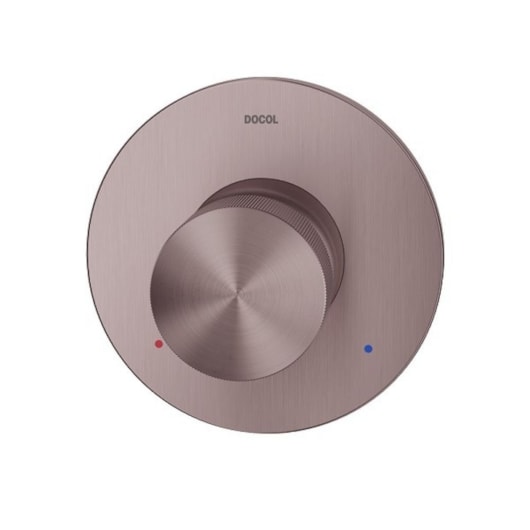 Acabamento Monocomando Para Chuveiro E Ducha Higiênica Mix Match Cobre Escovado Docol - Imagem principal - 70f08d40-697b-4194-91ff-c786dd613653