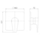 Acabamento Monocomando Para Chuveiro E Ducha Higienica p/ Base Deca Lift Ônix Docol - 91f766a1-dffd-4203-a6d6-06ba8dc0585c