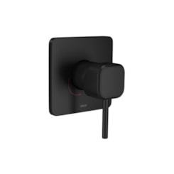 Acabamento Monocomando Para Chuveiro Quadrado You Black Matte Deca