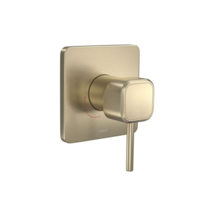 Acabamento Monocomando Para Chuveiro Quadrado You Summer Gold Matte Deca
