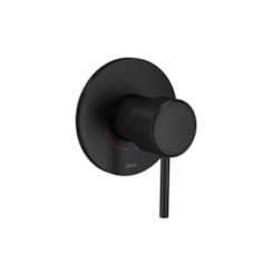 Acabamento Monocomando Para Chuveiro Redondo You Black Matte Deca
