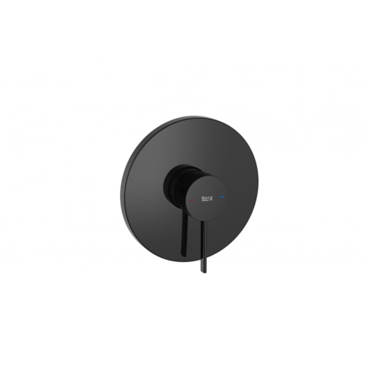 Acabamento Monocomando Para Chuveiro Sem Desviador Ona Titanium Black Roca - Imagem principal - d80084a9-1c91-4c5c-8622-7fc893cdf05f