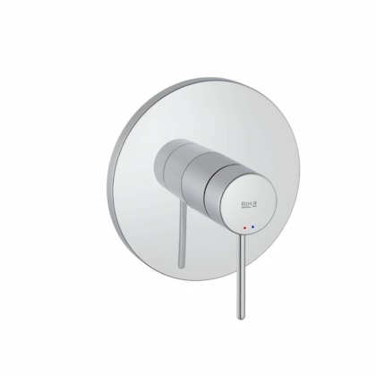 Acabamento Monocomando Para Chuveiro Sem Desviador Pin Nu Cromado Roca