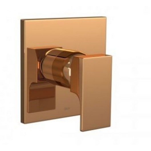 Acabamento Monocomando Para Chuveiro Unic Alta E Baixa Pressão Red Gold Deca - Imagem principal - a13561e8-c66a-4a08-a116-83ee92a9b980