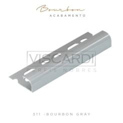 Acabamento P/ Parede Bourbon 311 Gray Pintura Eletrostática Viscardi