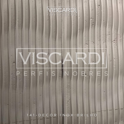 Acabamento P/ Piso/Parede Decor 141 Inox Brilho Aço Inox 304 Viscardi - Imagem principal - a15e8257-1f66-4194-9bee-3f7b4465bc88