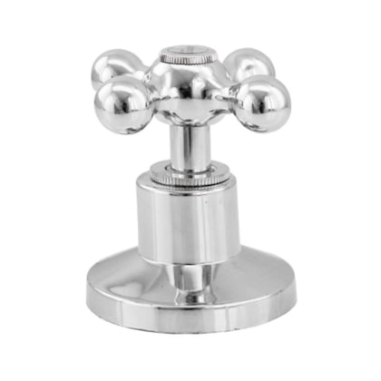 Acabamento p/ Registro Base Deca e Similares de 1.1/2 e 1.1/4 Cromado Romar