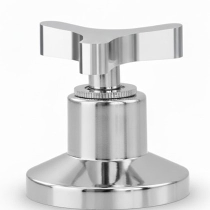 Acabamento p/Registro Base Deca e Similares de 1.1/2 e 1.1/4 Cromado Romar