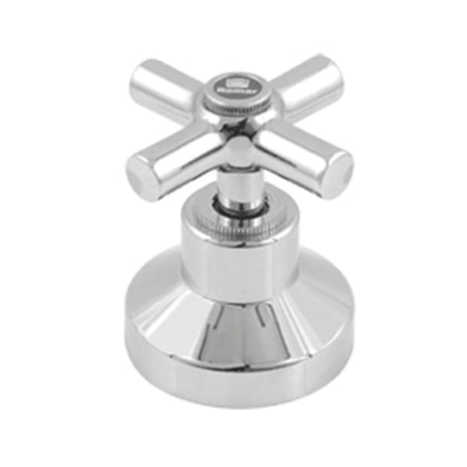 Acabamento p/ Registro Base Deca e Similares de 1/2, 3/4 e 1 Cromado Romar