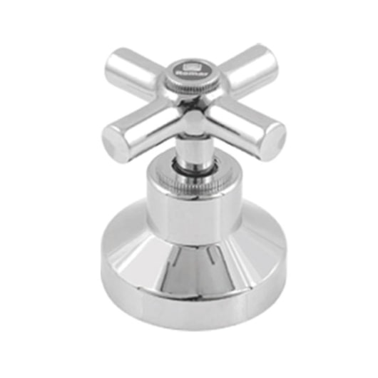 Acabamento p/ Registro Base Deca e Similares de 1/2, 3/4 e 1 Cromado Romar - Imagem principal - 703a926c-aac0-4fc2-9eb2-fabd0b3be472