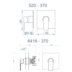 Acabamento Para Base Monocomando Deca 3/4