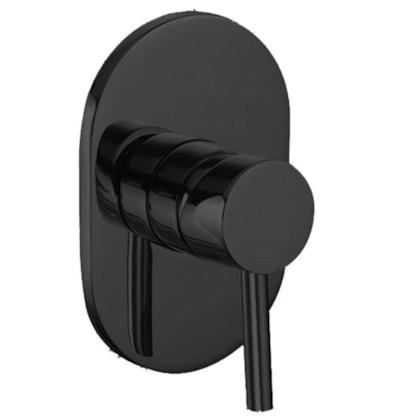 Acabamento Para Misturador De Chuveiro Base Deca Black Matte Drop