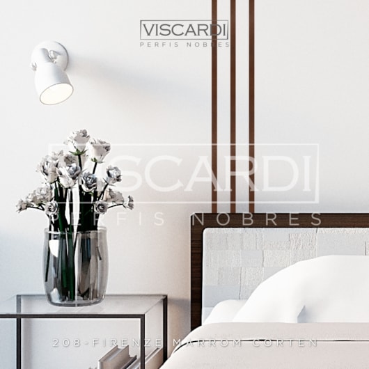 Acabamento Para Parede Firenze 208 Marrom Corten Pintura Eletrostática Viscardi - Imagem principal - fd3c948c-9b8d-4b05-a12c-c6b172a37d25