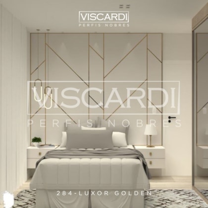 Acabamento Para Parede Luxor 284 Golden Brilho Alumínio Anodizado Viscardi