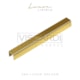 Acabamento Para Parede Luxor 284 Golden Brilho Alumínio Anodizado Viscardi - 38e75b03-45b6-4dae-b01c-b1db80df3782