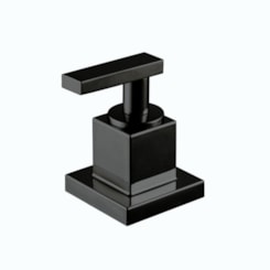 Acabamento para Registro 1/2'', 3/4'' e 1'' Athena Slim Preto Matte Meber