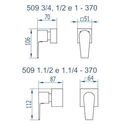 Acabamento Para Registro Base Deca E Similares Cromado Fani 1/2, 3/4 e 1