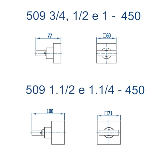 Acabamento Para Registro Base Deca E Similares Horus 450 509 3/4 Champanhe Fani - Imagem principal - b79438db-0811-4a34-9b19-421035d071a8