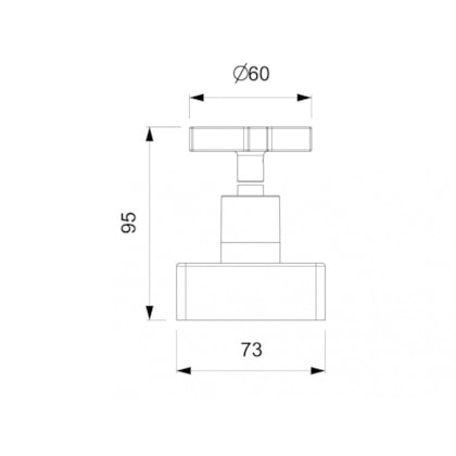 Acabamento Para Registro Base Deca Lotus 1.1/2 1.1/4 1 Cromada Celite