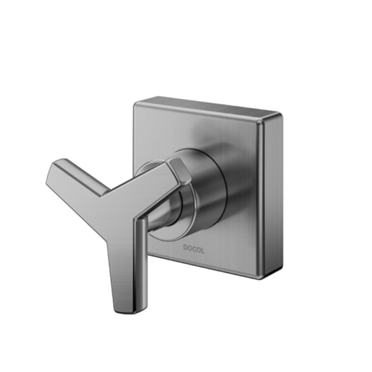 Acabamento Para Registro Base Fabrimar City Grafite Escovado 1/2