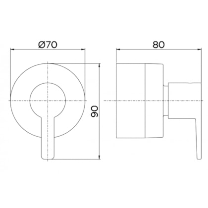 Acabamento Para Registro Base Fabrimar Gali 1.1/4 1.1/2 Cromado Docol