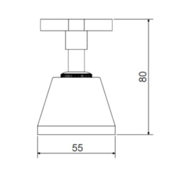 Acabamento Para Registro C22 1/2 3/4 1 D Pet Nya Cromado Meber