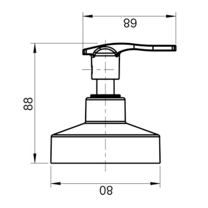 Acabamento Para Registro De Gaveta 1.1/2, 1.1/4 Cromado 4900 C29 Lorenzetti