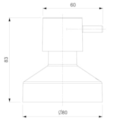 Acabamento para Registro de Gaveta e Pressão Base Deca 1.1/4 1.1/2 Basic Cromado Celite
