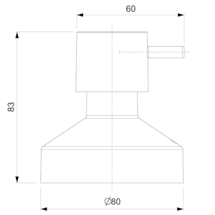 Acabamento para Registro de Gaveta e Pressão Base Deca 1.1/4 1.1/2 Basic Cromado Celite