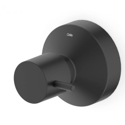 Acabamento para Registro de Gaveta e Pressão Base Deca 1.1/4 1.1/2 Basic Preto Matte Celite