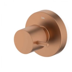 Acabamento para Registro de Gaveta e Pressão Base Deca 1.1/4 1.1/2 Basic Rose Gold Matte Celite