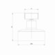 Acabamento para Registro de Gaveta e Pressão Base Deca 1.1/4 1.1/2 Flow Preto Matte Celite - 1909893f-ad8e-41e7-b270-644daa6af1bc